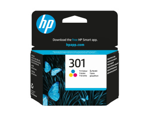 HP 301 cartouche d'encre trois couleurs authentique