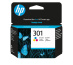 HP 301 cartouche d'encre trois couleurs authentique