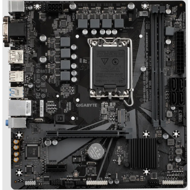 GIGABYTE H610M S2H V2 DDR4 carte mère Intel H610 Express LGA 1700 micro ATX