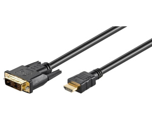 Microconnect HDM191811.5 câble vidéo et adaptateur 1,5 m HDMI DVI-D Noir