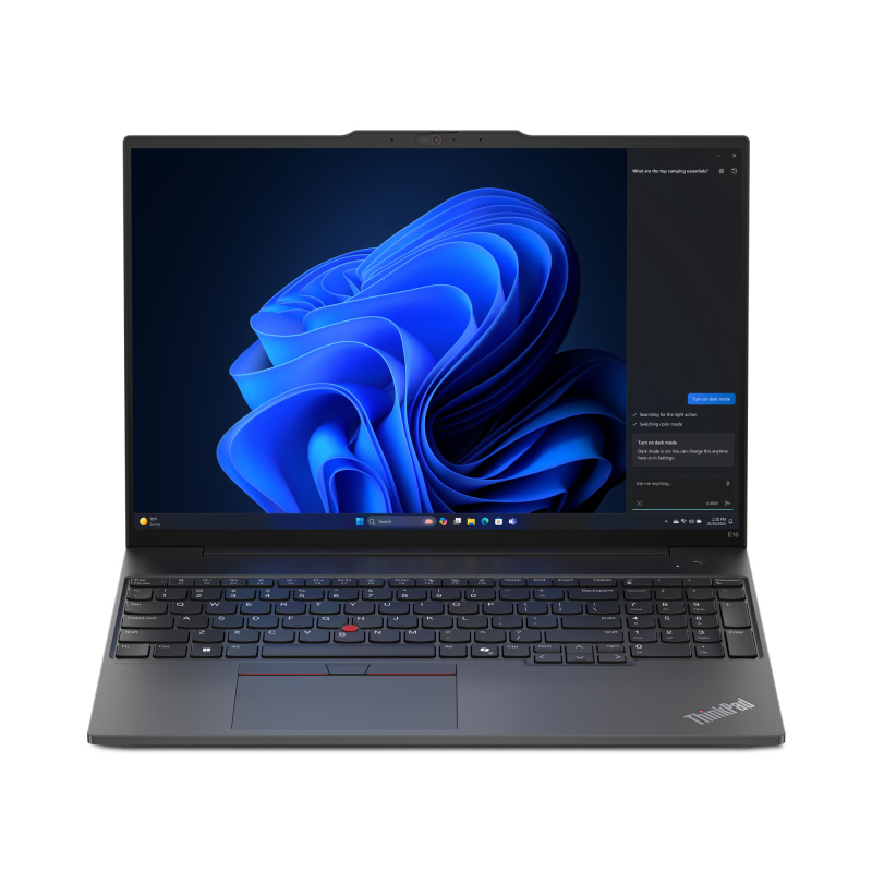 Lenovo ThinkPad E16 Gen 2 (AMD) AMD Ryzen™ 5 7535HS Ordinateur portable 40,6 cm (16") WUXGA 16 Go DDR5-SDRAM 512 Go SSD Wi-Fi 6E (802.11ax) Windows 11 Pro Français Noir