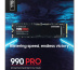 Samsung 990 PRO 1 To M.2 PCI Express 4.0 NVMe V-NAND MLC