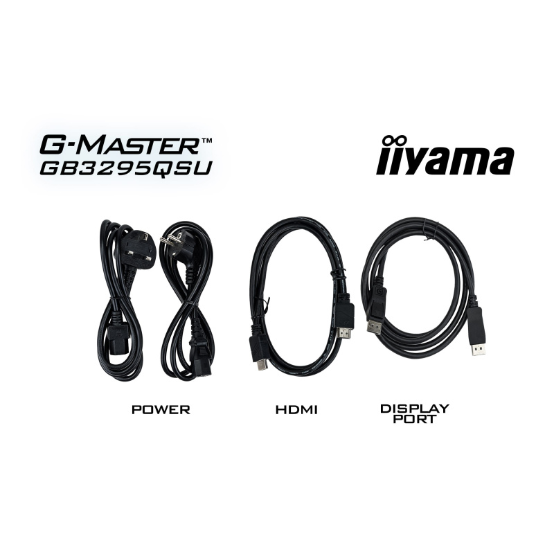 iiyama G-MASTER GB3272QSU-B1 écran plat de PC 80 cm (31.5") 2560 x 1440 pixels Quad HD LED Noir