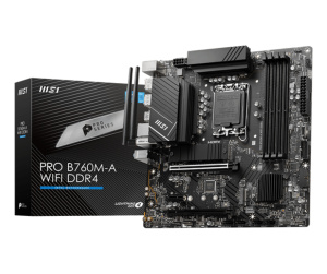 MSI PRO B760M-A WIFI DDR4 carte mère Intel B760 LGA 1700 micro ATX