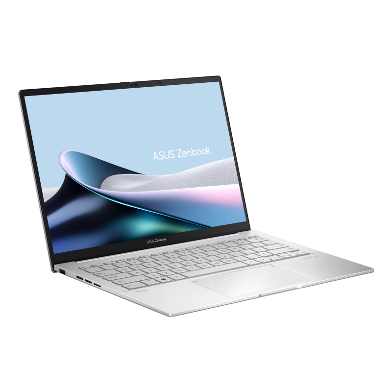 ASUS Zenbook 14 UX3405CA-ISCQD1233X Intel Core Ultra 7 255H Ordinateur portable 35,6 cm (14") WUXGA 32 Go LPDDR5x-SDRAM 1 To SSD Wi-Fi 7 (802.11be) Windows 11 Pro Argent