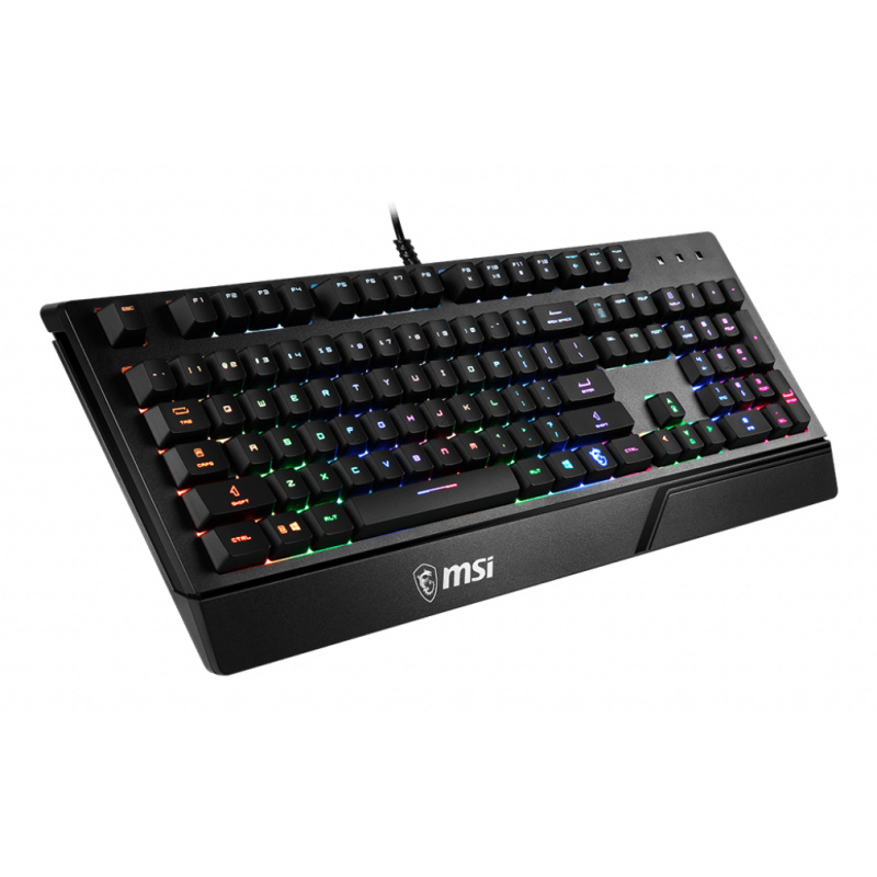 MSI Vigor GK20 clavier Jouer USB AZERTY Français Noir