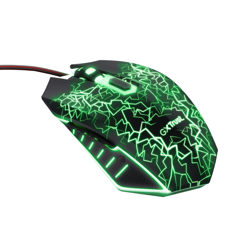 Trust GXT 783X souris Gaming Ambidextre USB Type-A Optique 4000 DPI