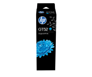 HP Bouteille d'encre cyan GT52authentique