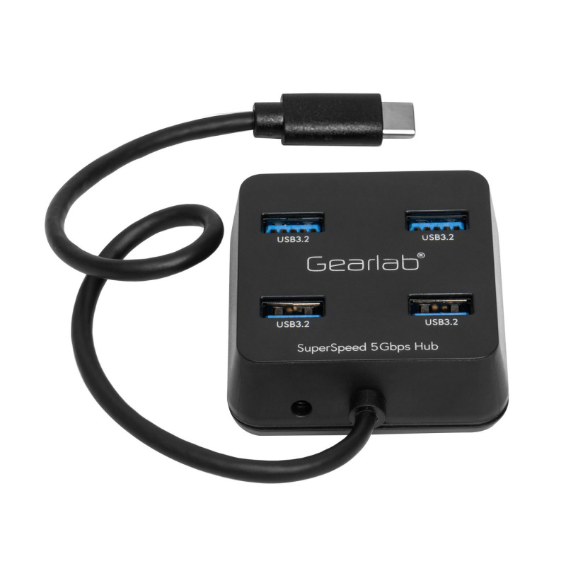 eSTUFF GLB235402 hub & concentrateur USB 3.2 Gen 1 (3.1 Gen 1) Type-C 5000 Mbit/s Noir