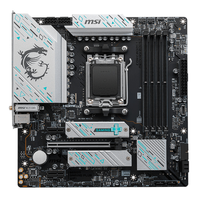 MSI B650M GAMING PLUS WIFI carte mère AMD B650 Emplacement AM5 micro ATX