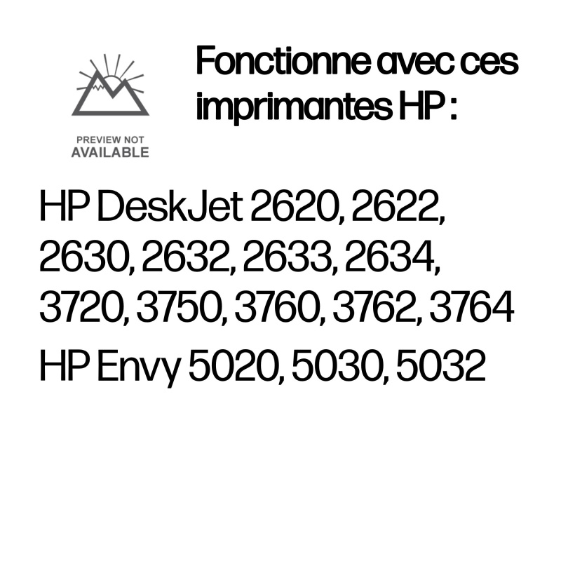 HP 304 Cartouche d’encre noire authentique
