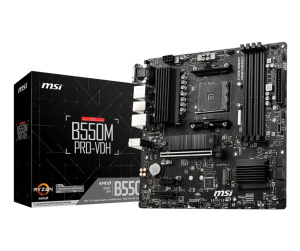 MSI B550M PRO-VDH carte mère AMD B550 Emplacement AM4 micro ATX