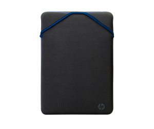 HP Housse de protection réversible pour PC portable 14 noire/bleue