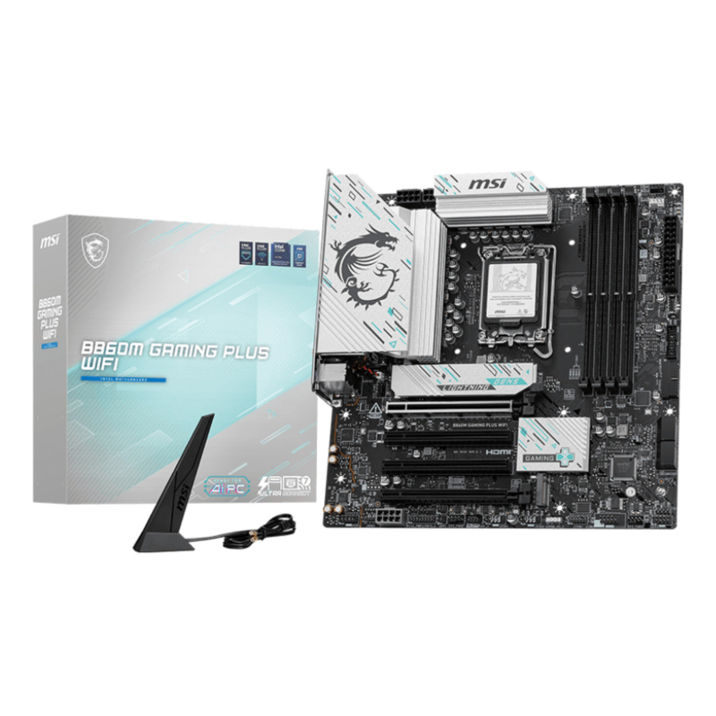 MSI B860M GAMING PLUS WIFI carte mère Intel B860 LGA 1851 (Socket V1) micro ATX