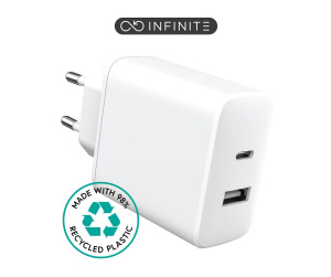 eSTUFF ES637031 chargeur d'appareils mobiles Smartphone Blanc Secteur Charge rapide Intérieure
