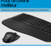 HP STORE 3PL clavier Souris incluse Bureau RF sans fil + Bluetooth Noir
