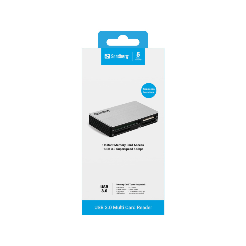 Sandberg USB 3.0 Multi Card Reader
