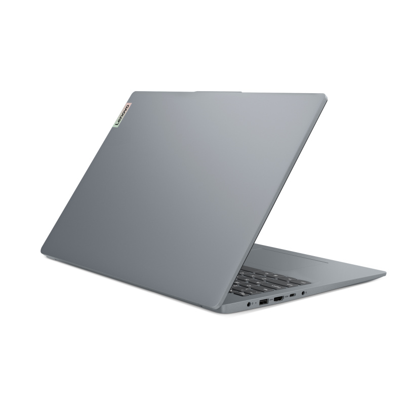 Lenovo IdeaPad Slim 3 16ABR8 AMD Ryzen™ 7 5825U Ordinateur portable 40,6 cm (16") WUXGA 16 Go DDR4-SDRAM 512 Go SSD Wi-Fi 6 (802.11ax) Windows 11 Home Français Gris
