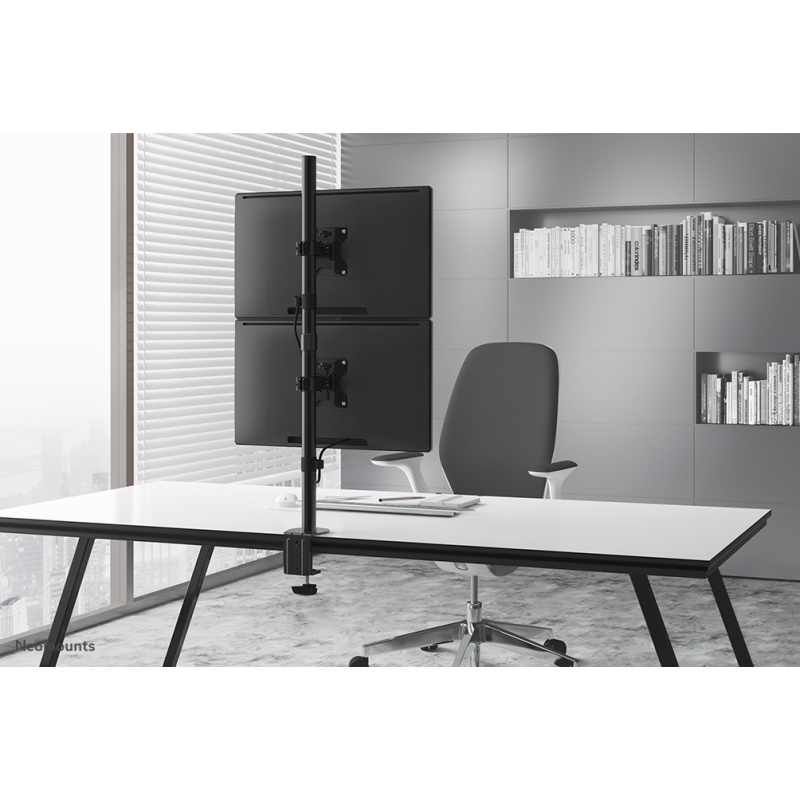 Neomounts FPMA-D550DVBLACK Support d'écran à fixer 10-32" - installation verticale