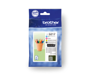 Brother Pack de cartouches d'encre LC3217VAL originales