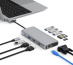 eSTUFF ES623010 hub & concentrateur USB 3.2 Gen 1 (3.1 Gen 1) Type-C 5000 Mbit/s Aluminium