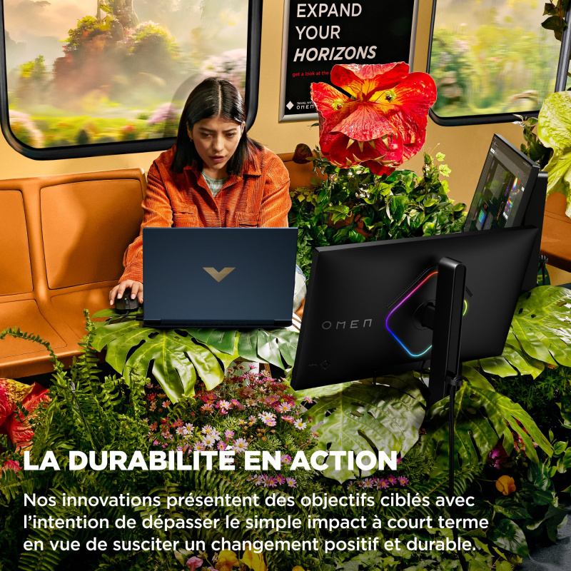HP Victus Gaming Laptop 16-r1002nf Intel® Core™ i7 i7-14700HX Ordinateur portable 40,9 cm (16.1") Full HD 16 Go DDR5-SDRAM 1 To SSD NVIDIA GeForce RTX 4070 Wi-Fi 6 (802.11ax) Windows 11 Home Noir