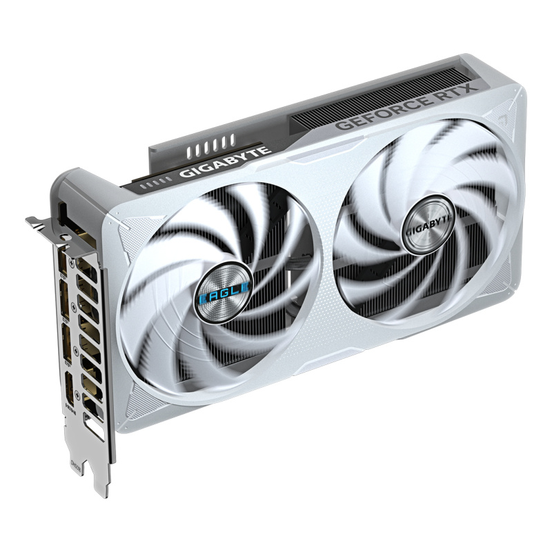 GIGABYTE GeForce RTX 5060 Ti EAGLE OC ICE 8G Carte Graphique – 8 Go GDDR7, 128 bits, PCI-E 5.0, 2617 MHz Fréquence du processeur, 3 x DisplayPort, 1 x HDMI, GV-N506TEAGLEOC ICE-8GD