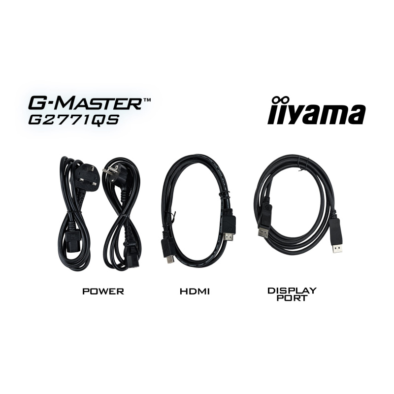 iiyama G-MASTER G2771QS-B1 écran plat de PC 68,6 cm (27") 2560 x 1440 pixels Wide Quad HD Noir