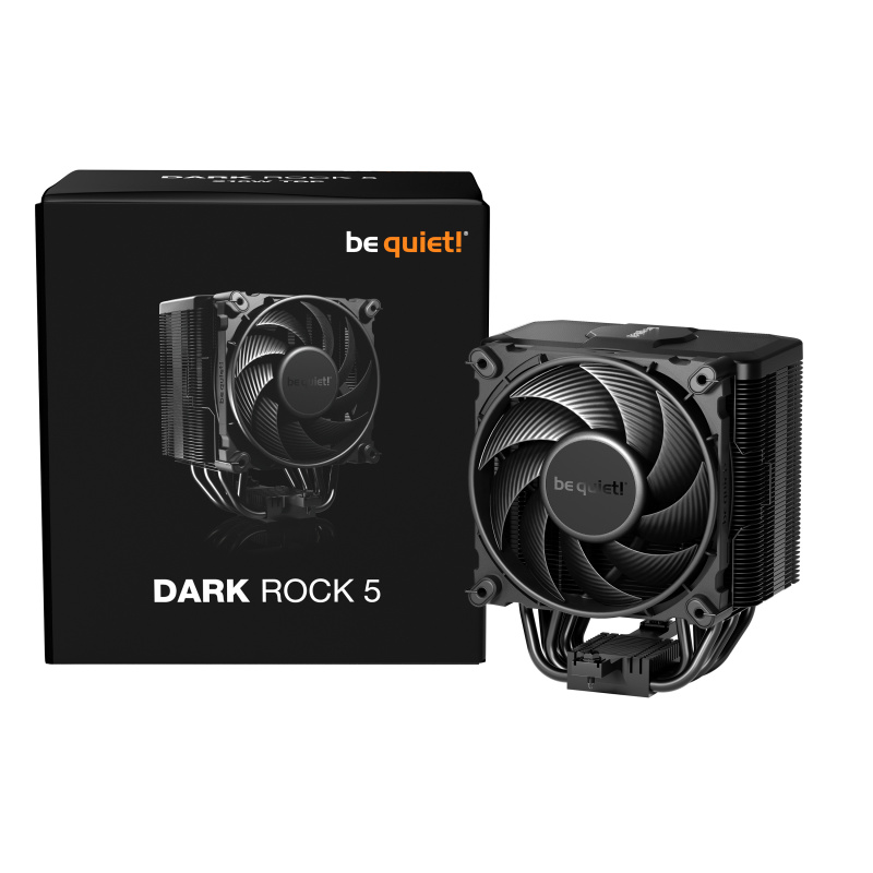 be quiet! Dark Rock 5 | Ventirad mono tour, socket Intel et AMD