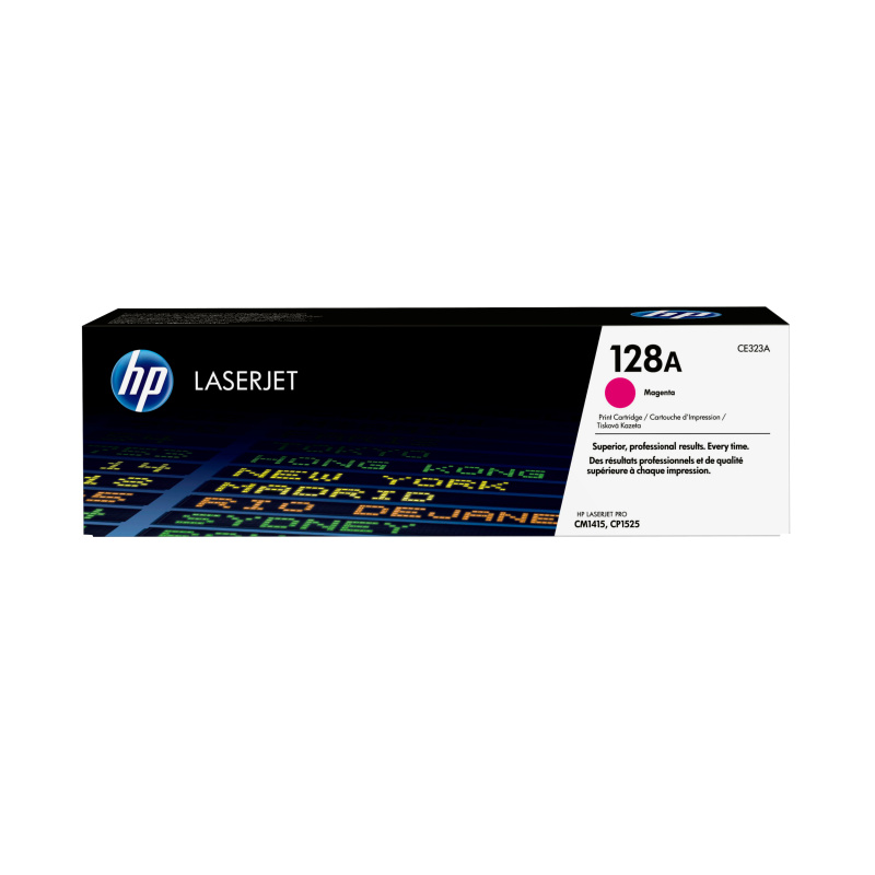 HP 128A toner LaserJet magenta authentique