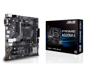 ASUS PRIME A520M-E AMD A520 Emplacement AM4 micro ATX