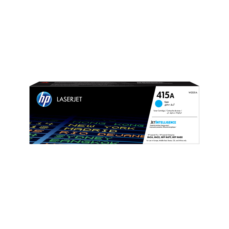HP 415A Toner cyan LaserJet authentique
