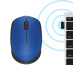 Logitech M171 Blue-K souris Bureau Ambidextre RF sans fil Optique 1000 DPI