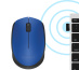 Logitech M171 Blue-K souris Ambidextre RF sans fil Optique 1000 DPI