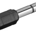 Microconnect AUDANR changeur de genre de câble 6.3mm 3.5mm Noir