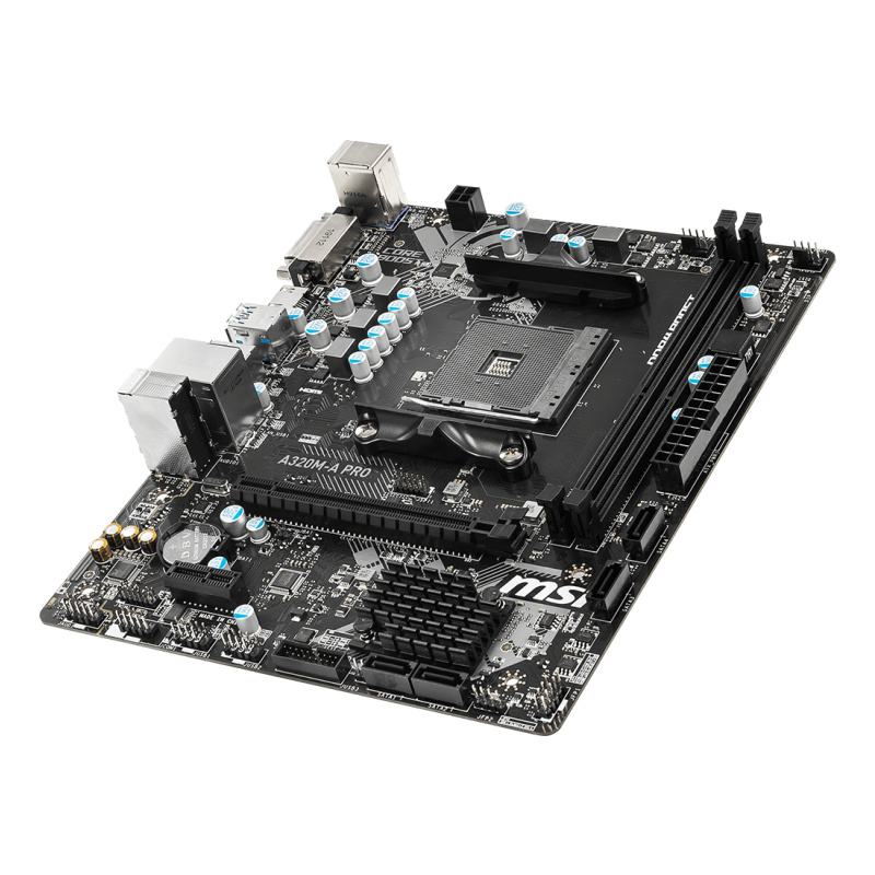 MSI A320M-A PRO carte mère AMD A320 Emplacement AM4 micro ATX