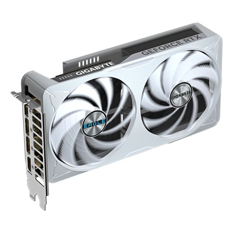 GIGABYTE GeForce RTX 5060 Ti EAGLE OC ICE 16G Carte Graphique – 16 Go GDDR7, 128 bits, PCI-E 5.0, 2617 MHz Fréquence du processeur, 3 x DisplayPort, 1 x HDMI, GV-N506TEAGLEOC ICE-16GD