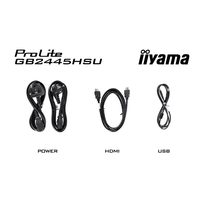 iiyama G-MASTER GB2445HSU-B2 écran plat de PC 58,4 cm (23") 1920 x 1080 pixels Full HD LED Noir