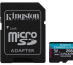Kingston Technology Canvas Go! Plus Carte microSDXC Canvas Go Plus 170R A2 U3 V30 de 256 Go + ADP