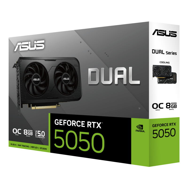 ASUS Dual -RTX5050-O8G NVIDIA GeForce RTX 5050 8 Go GDDR6