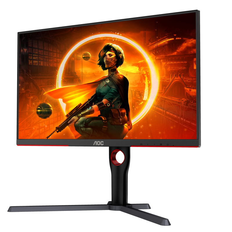 AOC G3 Q27G3XMN/BK écran plat de PC 68,6 cm (27") 2560 x 1440 pixels 2K Ultra HD LED Noir, Rouge