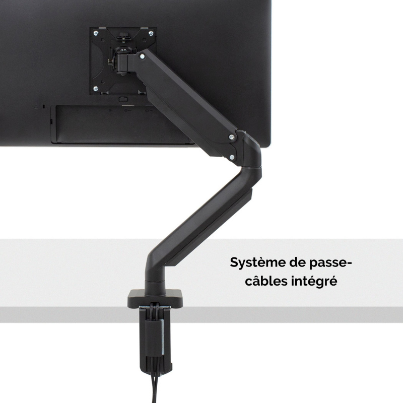 Fellowes Platinum Series Bras porte-écran simple - Noir