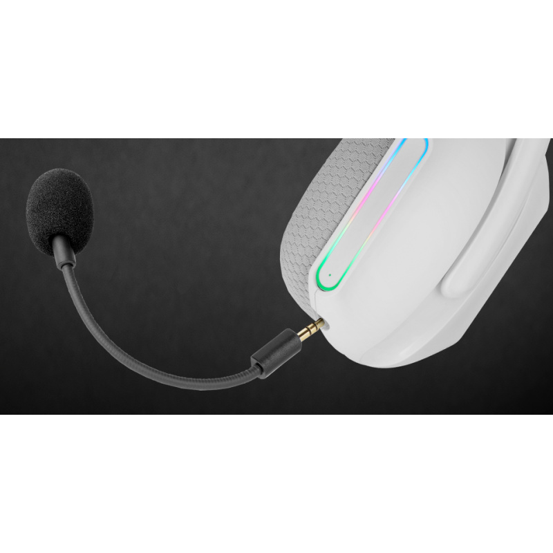 Mars Gaming MHW-PROW Casque Avec fil &sans fil Arceau USB Type-C Bluetooth Blanc