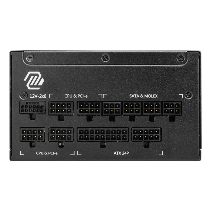 MSI MAG A1250GL PCIE5 unité d'alimentation d'énergie 1250 W 24-pin ATX ATX Noir