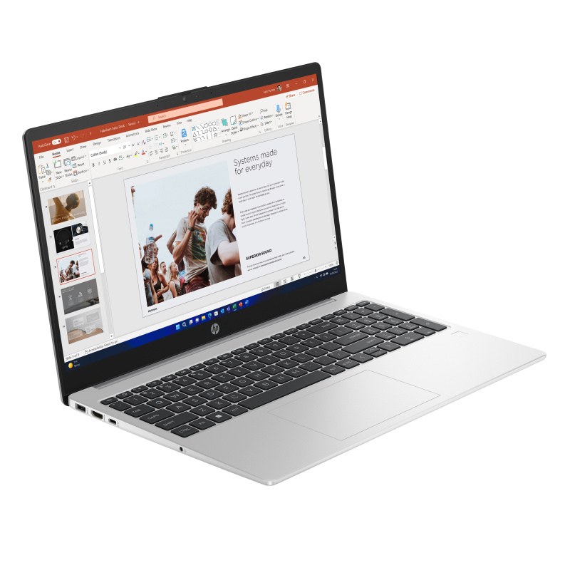 HP 250 G10 Intel® Core™ i5 i5-1334U Ordinateur portable 39,6 cm (15.6") Full HD 8 Go DDR4-SDRAM 512 Go SSD Wi-Fi 6 (802.11ax) Windows 11 Home Argent