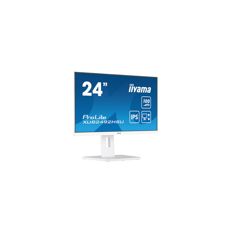 iiyama XUB2492HSU-W6 écran plat de PC 60,5 cm (23.8") 1920 x 1080 pixels Full HD LED Blanc