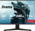 iiyama G-MASTER G2471HS-B1 écran plat de PC 60,5 cm (23.8") 1920 x 1080 pixels Full HD Noir