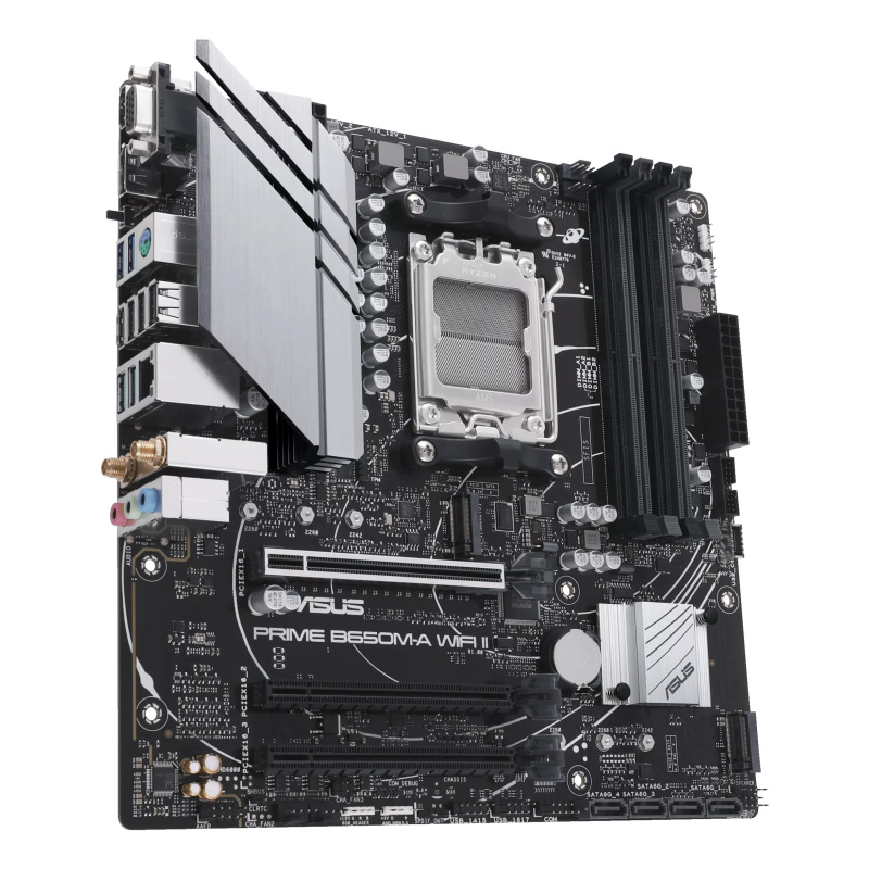 ASUS PRIME B650M-A WIFI II AMD B650 Emplacement AM5 micro ATX