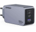 Ugreen Nexode Pro EU 3-Port GaN PD Fast Charger With USB-C Cable Universel Noir, Gris Secteur Charge rapide Intérieure
