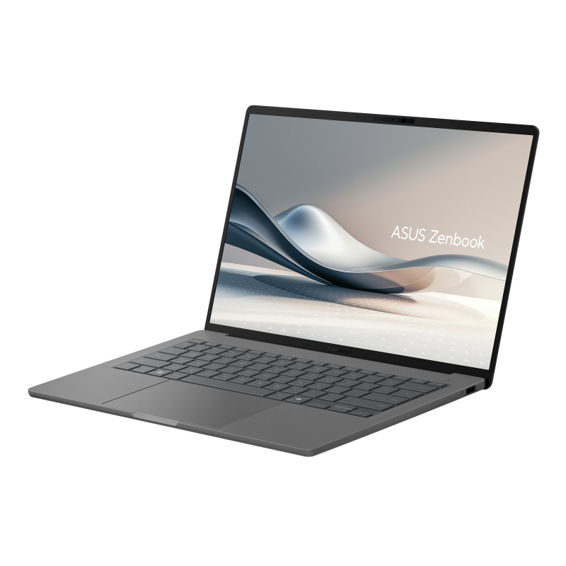 ASUS Zenbook A14 UX3407QA-QD343X Snapdragon X1-26-100 Ordinateur portable 35,6 cm (14") WUXGA 32 Go LPDDR5x-SDRAM 1 To SSD Wi-Fi 6E (802.11ax) Windows 11 Pro Gris